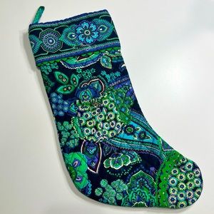 Vera Bradley Blue Rhapsody Christmas Stocking